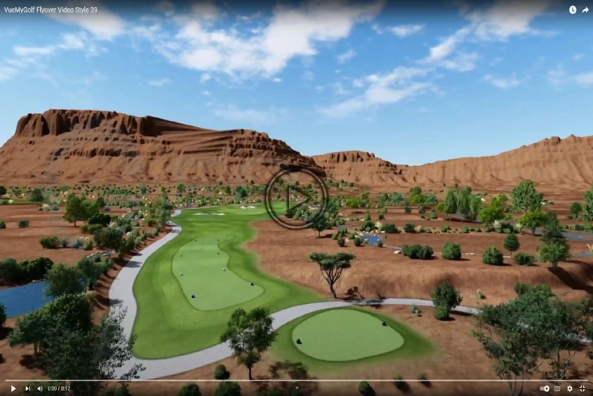 golf course animation, golf animation